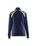 Sweat zippé femme Blåkläder 3403 Marine/Jaune fluo Blaklader - 340311588933