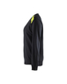 Sweat femme Blåkläder 3408 Noir/Jaune fluo Blaklader - 340811589933