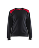 Sweat femme Blåkläder 3408 Noir/Rouge Blaklader - 340811589956