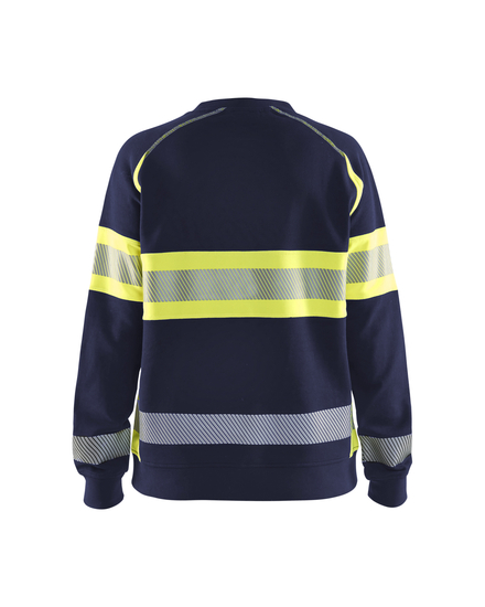 Sweat haute-visibilité femme Blåkläder 3409 Marine/Jaune fluo Blaklader - 340911588933
