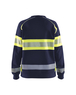 Sweat haute-visibilité femme Blåkläder 3409 Marine/Jaune fluo Blaklader - 340911588933