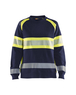 Sweat haute-visibilité femme Blåkläder 3409 Marine/Jaune fluo Blaklader - 340911588933