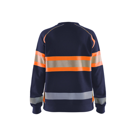 Sweat haute-visibilité femme Blåkläder 3409 Marine/Orange fluo Blaklader - 340911588953