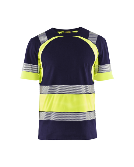 T-shirt haute-visibilité Blåkläder 3421 Marine/Jaune fluo Blaklader - 342110308833