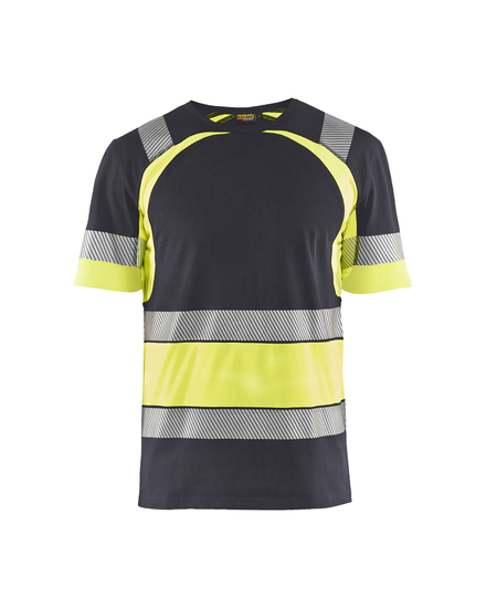 T-shirt haute-visibilité Blåkläder 3421 Gris moyen/Jaune fluo Blaklader - 342110309633