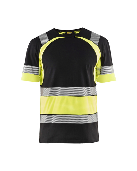 T-shirt haute-visibilité Blåkläder 3421 Noir/Jaune fluo Blaklader - 342110309933