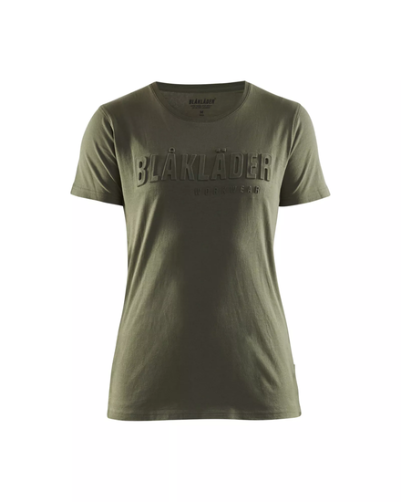 T-shirt imprimé 3D femme Blåkläder 3431 Vert Automne Blaklader - 343110424109