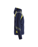 Sweat zippé à capuche détails fluo Blåkläder 3433 Marine/Jaune fluo Blaklader - 343311588933