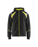 Sweat zippé à capuche détails fluo Blåkläder 3433 Noir/Jaune fluo Blaklader - 343311589933