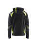 Sweat zippé à capuche détails fluo Blåkläder 3433 Noir/Jaune fluo Blaklader - 343311589933