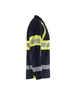 Polo piqué manches longues multinormes inhérent Blåkläder 3438 Marine/Jaune fluo Blaklader - 343817268933