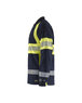 Polo piqué manches longues multinormes inhérent Blåkläder 3438 Marine/Jaune fluo Blaklader - 343817268933
