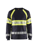 T-shirt manches longues retardant flamme inhérent Blåkläder 3484 Marine/Jaune fluo Blaklader - 348417618933