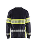 T-shirt manches longues retardant flamme inhérent Blåkläder 3484 Marine/Jaune fluo Blaklader - 348417618933