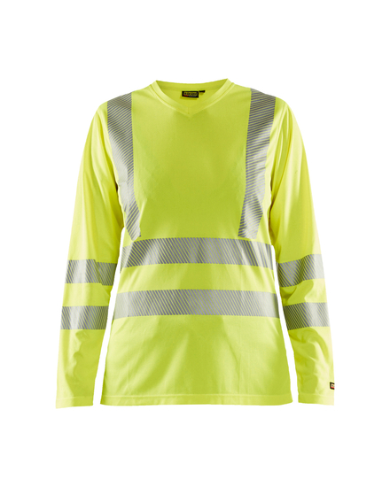 T-shirt manches longues haute-visibilité anti-odeur femme Blåkläder 3485 Jaune fluo Blaklader - 348510133300