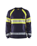 T-shirt manches longues haute-visibilité Blåkläder 3510 Marine/Jaune fluo Blaklader - 351010308833
