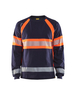 T-shirt manches longues haute-visibilité Blåkläder 3510 Marine/Orange fluo Blaklader - 351010308853