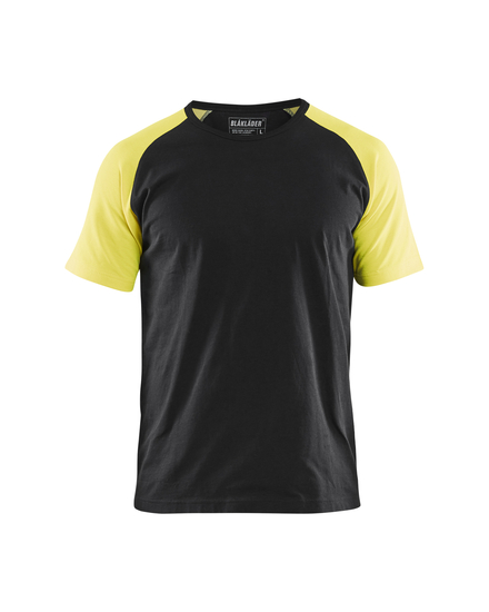 T-shirt détails fluo Blåkläder 3515 Noir/Jaune fluo Blaklader - 351510309933