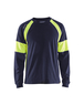 T-shirt manches longues Blåkläder 3520 Marine/Jaune fluo Blaklader - 352010308833