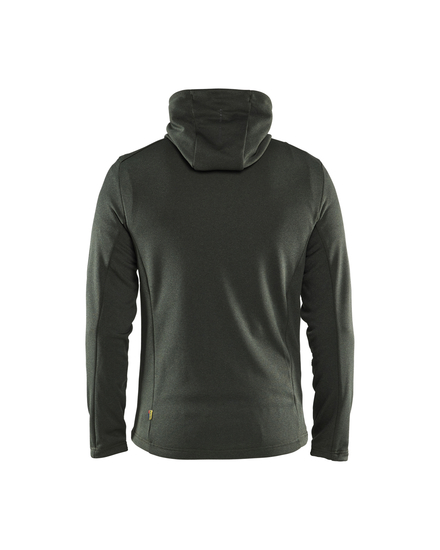 Sweat zippé à capuche Blåkläder 3540 Vert foncé/Noir Blaklader - 354025334199