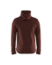 Sweat zippé à capuche Blåkläder 3540 Rouge brique/Noir Blaklader - 354025335999