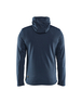 Sweat zippé à capuche Blåkläder 3540 Bleu guède/Noir Blaklader - 354025338299