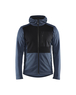 Sweat zippé à capuche Blåkläder 3540 Bleu guède/Noir Blaklader - 354025338299