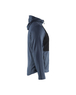 Sweat zippé à capuche Blåkläder 3540 Bleu guède/Noir Blaklader - 354025338299