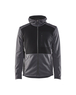 Sweat zippé à capuche Blåkläder 3540 Noir/Gris clair Blaklader - 354025339991
