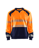 Sweat haute-visibilité Blåkläder 3541 Orange fluo/Marine Blaklader - 354125285389