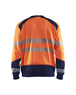 Sweat haute-visibilité Blåkläder 3541 Orange fluo/Marine Blaklader - 354125285389