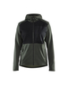 Sweat zippé à capuche femme Blåkläder 3542 Vert foncé/Noir Blaklader - 354225334199