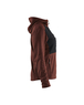 Sweat zippé à capuche femme Blåkläder 3542 Rouge brique/Noir Blaklader - 354225335999