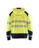Sweat zippé à capuche haute-visibilité Blåkläder 3546 Jaune fluo/Marine Blaklader - 354625283389