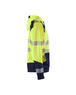 Sweat zippé à capuche haute-visibilité Blåkläder 3546 Jaune fluo/Marine Blaklader - 354625283389