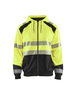 Sweat zippé à capuche haute-visibilité Blåkläder 3546 Jaune fluo/Noir Blaklader - 354625283399