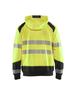 Sweat zippé à capuche haute-visibilité Blåkläder 3546 Jaune fluo/Noir Blaklader - 354625283399