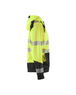 Sweat zippé à capuche haute-visibilité Blåkläder 3546 Jaune fluo/Noir Blaklader - 354625283399