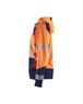 Sweat zippé à capuche haute-visibilité Blåkläder 3546 Orange fluo/Marine Blaklader - 354625285389