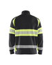 Sweat haute-visibilité Blåkläder 3551 Noir/Jaune fluo Blaklader - 355111589933
