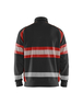 Sweat haute-visibilité Blåkläder 3551 Noir/Rouge fluo Blaklader - 355111589955