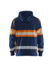 Sweat à capuche haute-visibilité Blåkläder 3552 Marine/Orange fluo Blaklader - 355211588953