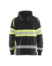 Sweat à capuche haute-visibilité Blåkläder 3552 Noir/Jaune fluo Blaklader - 355211589933