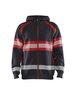 Sweat à capuche haute-visibilité Blåkläder 3552 Noir/Rouge fluo Blaklader - 355211589955