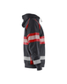 Sweat à capuche haute-visibilité Blåkläder 3552 Noir/Rouge fluo Blaklader - 355211589955