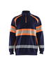 Sweat haute-visibilité Blåkläder 3553 Marine/Orange fluo Blaklader - 355311588953