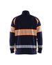 Sweat haute-visibilité Blåkläder 3553 Marine/Orange fluo Blaklader - 355311588953