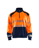 Sweat col camionneur haute-visibilité Blåkläder 3556 Orange fluo/Marine Blaklader - 355625285389