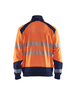 Sweat col camionneur haute-visibilité Blåkläder 3556 Orange fluo/Marine Blaklader - 355625285389