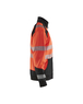 Sweat col camionneur haute-visibilité Blåkläder 3556 Rouge fluo/Noir Blaklader - 355625285599